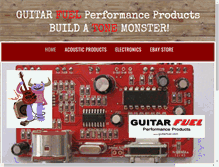 Tablet Screenshot of guitarfuel.com
